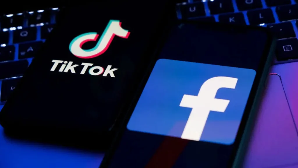TikTok and Facebook